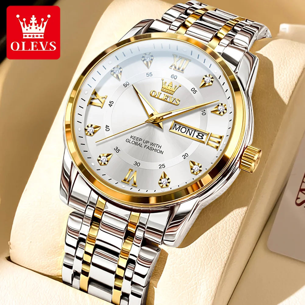 OLEVS 5513 Man Watch - Olevs - Embellish Gold Jewelry & Diamond
