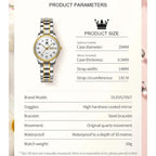 OLEVS 5567 Luxury Quartz Watch for Women