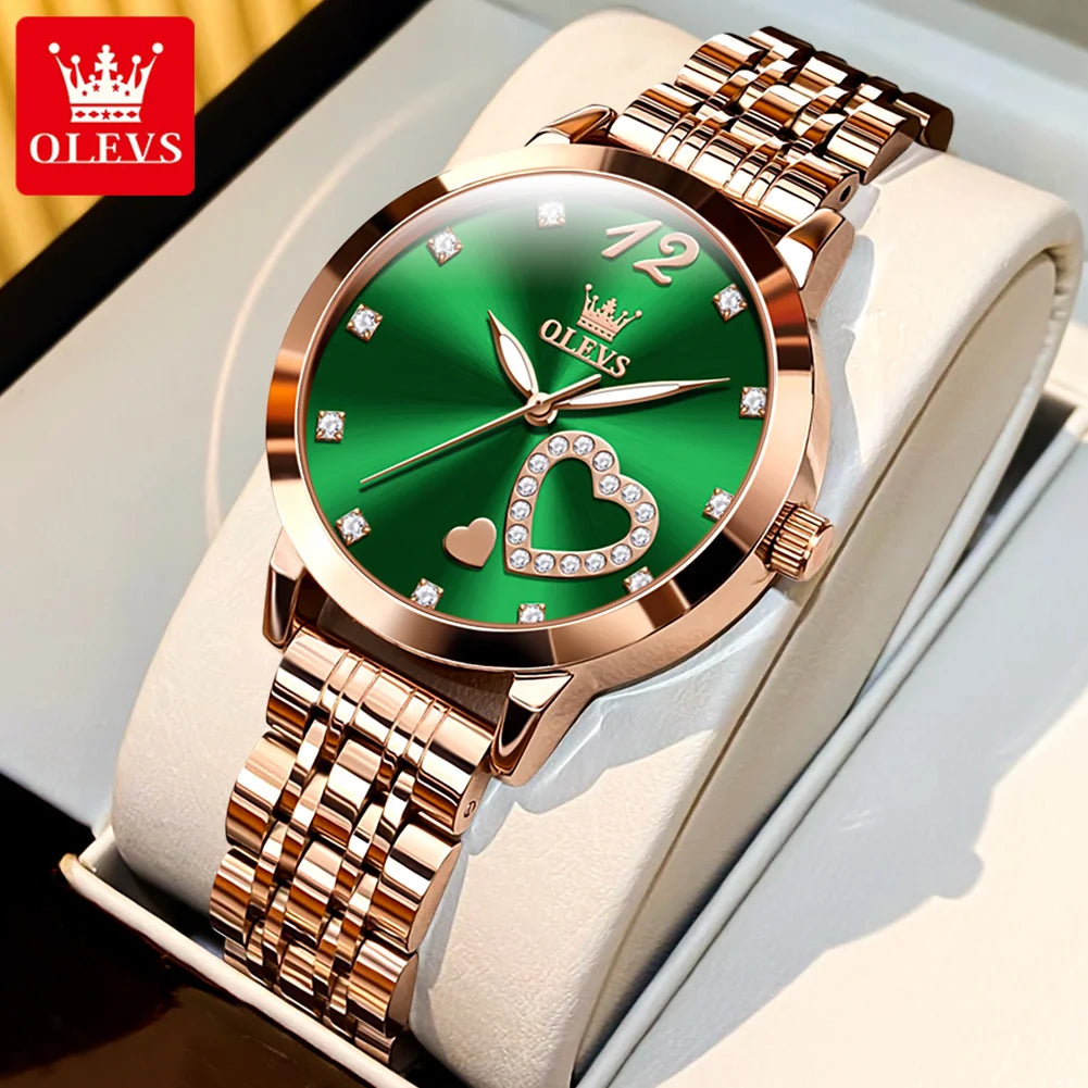 OLEVS Elegant Quartz Watch for Women - Olevs - Embellish Gold Jewelry & Diamond