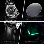 OLEVS 7040 24h Moon Phase Men's Watch