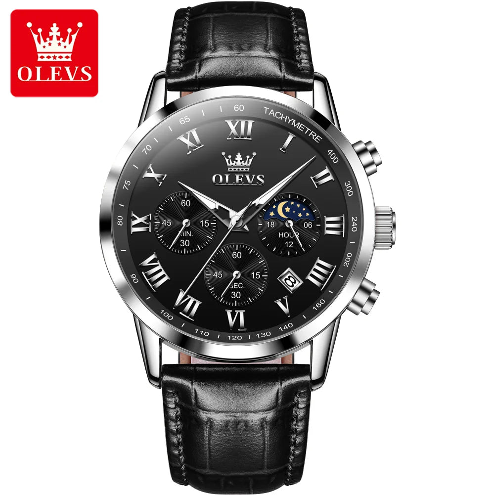 OLEVS Luxury Quartz Watch for Men - Olevs - Embellish Gold Jewelry & Diamond