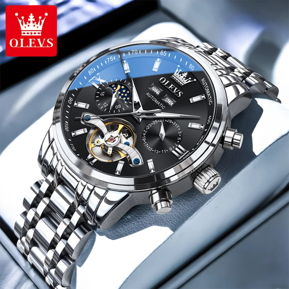 OLEVS Luxury Business Men's Watches - Festive Collection - Embellish Gold Jewelry & Diamond