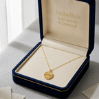 18K Real Gold CC Necklace