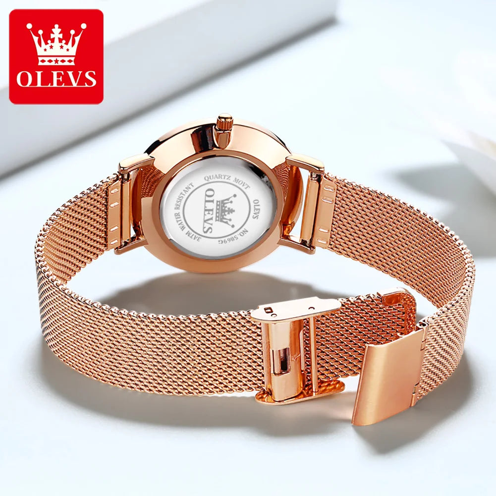 OLEVS Watches For Women - Olevs - Embellish Gold Jewelry & Diamond