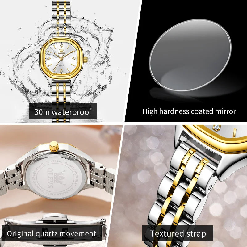 OLEVS Luxury Ladies' Watches - Olevs - Embellish Gold Jewelry & Diamond