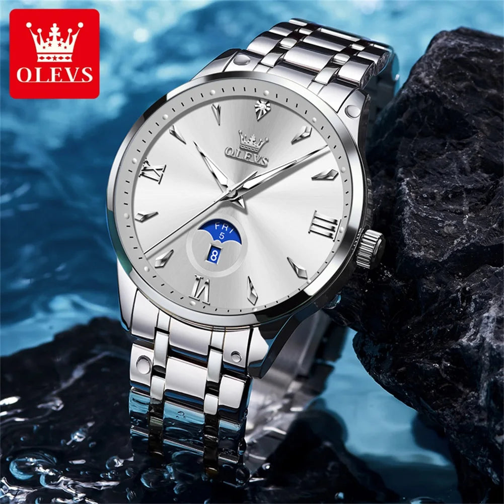 OLEVS Brand Men's Watch - Olevs - Embellish Gold Jewelry & Diamond