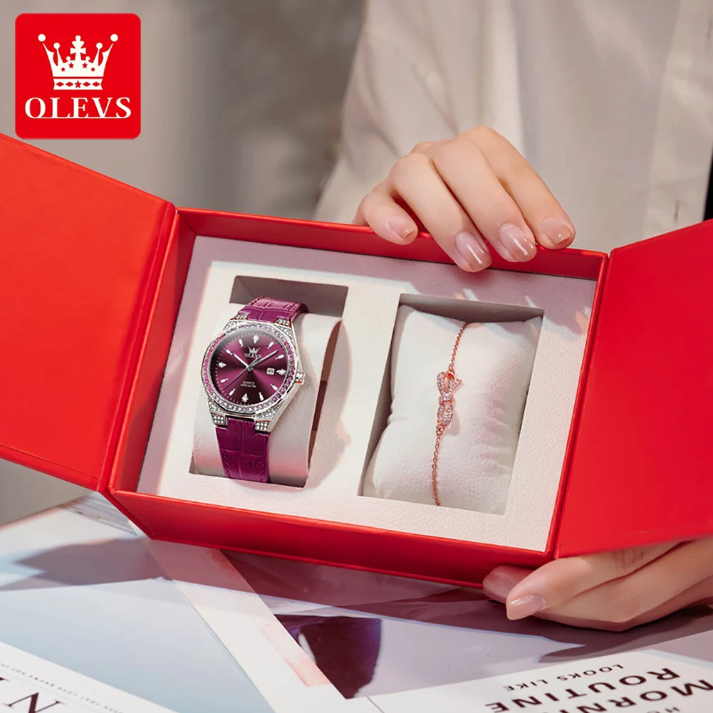 OLEVS Original Women's Watches - Olevs - Embellish Gold Jewelry & Diamond