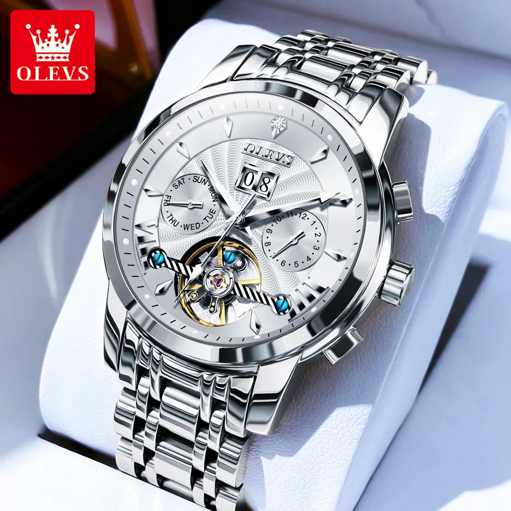 OLEVS Men Watches - Festive Collection - Embellish Gold Jewelry & Diamond
