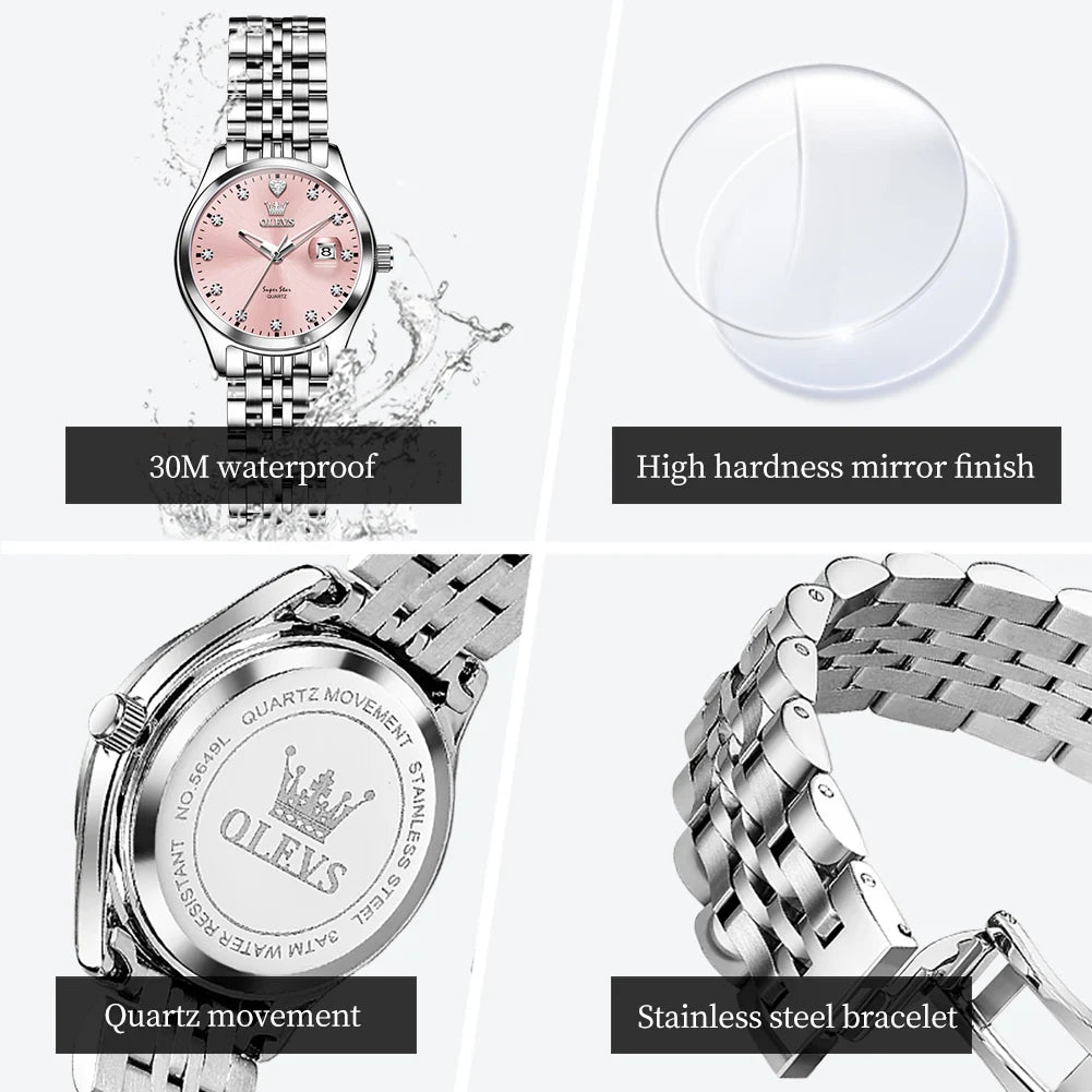 OLEVS Women's Watches - Olevs - Embellish Gold Jewelry & Diamond
