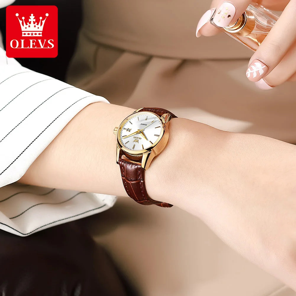 OLEVS Watch 6898 Women Watches - Olevs - Embellish Gold Jewelry & Diamond