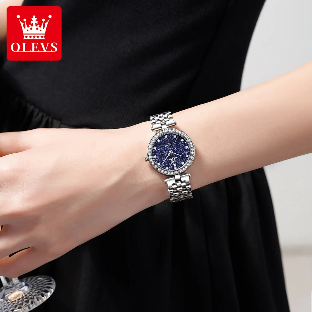 OLEVS 3641 Womens Watch - Olevs - Embellish Gold Jewelry & Diamond