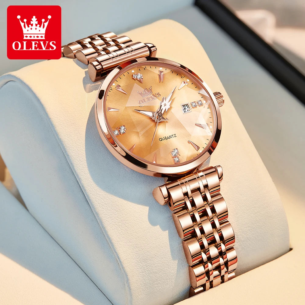 OLEVS brand beautiful women's watches - Olevs - Embellish Gold Jewelry & Diamond