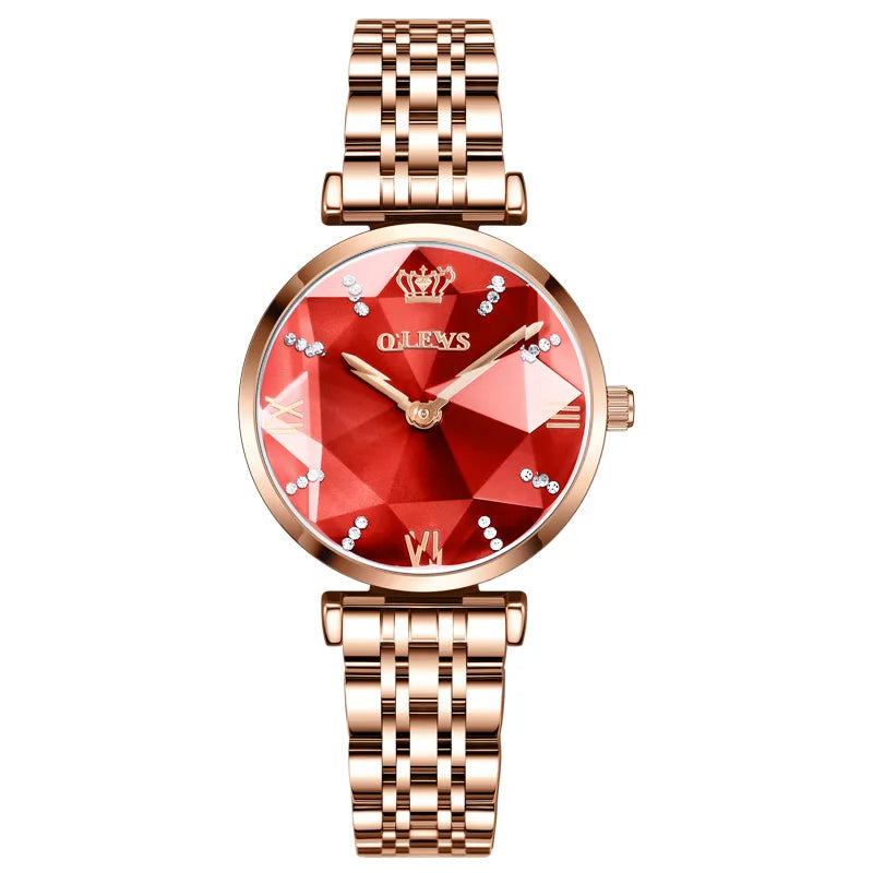OLEVS New Women Luxury Jewel Quartz Watches - Olevs - Embellish Gold Jewelry & Diamond