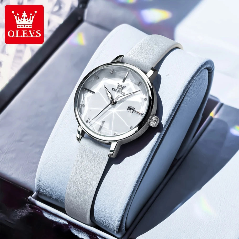 OLEVS 5656 Original Quartz Watches for Women - Olevs - Embellish Gold Jewelry & Diamond