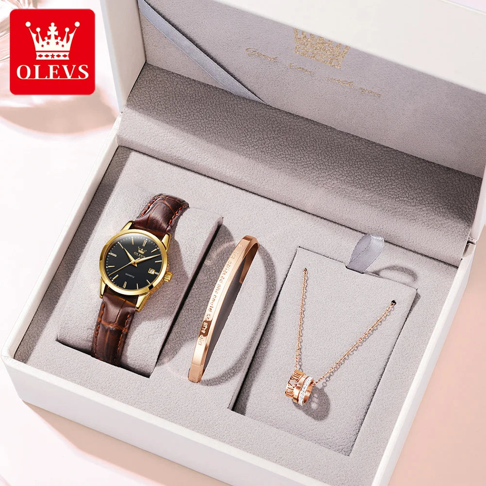 OLEVS Watch 6898 Women Watches - Olevs - Embellish Gold Jewelry & Diamond
