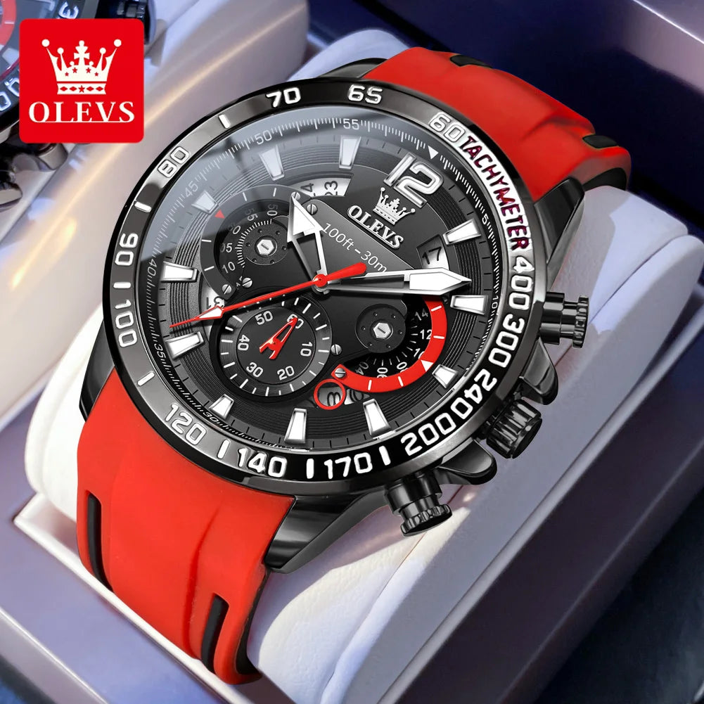 OLEVS casual fashion Men's Wristwatch - Olevs - Embellish Gold Jewelry & Diamond