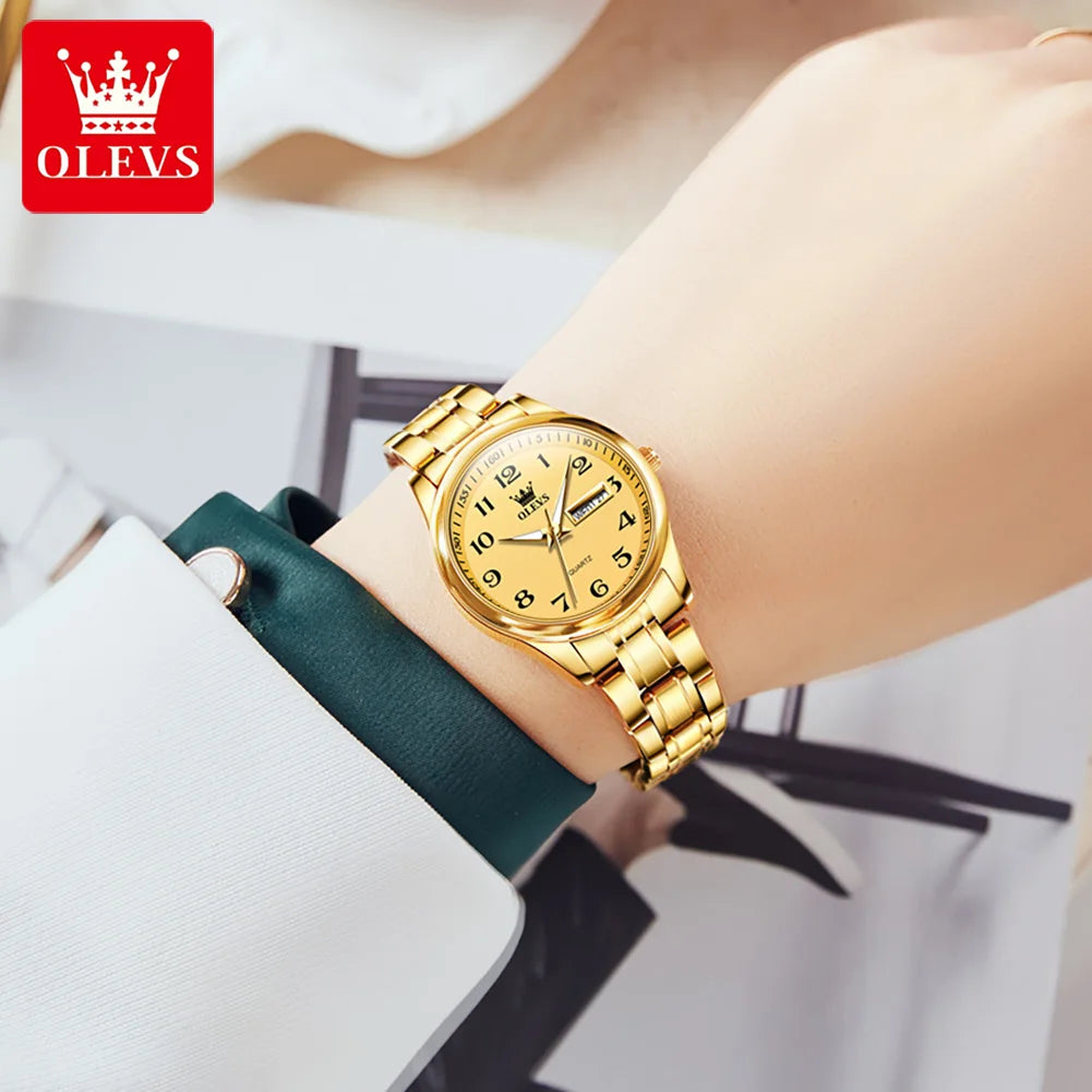 OLEVS Brand Ladies' Watch - Olevs - Embellish Gold Jewelry & Diamond