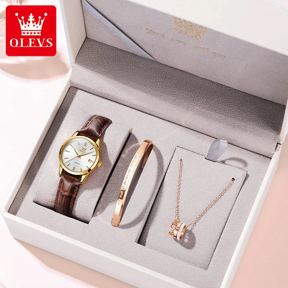 OLEVS Watch 6898 Women Watches - Olevs - Embellish Gold Jewelry & Diamond