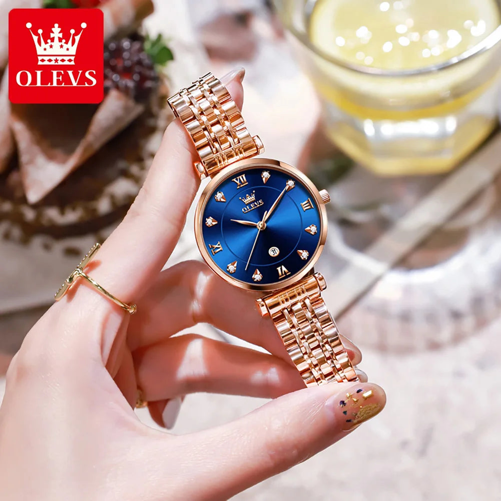 OLEVS Brand Ladies Watch - Olevs - Embellish Gold Jewelry & Diamond