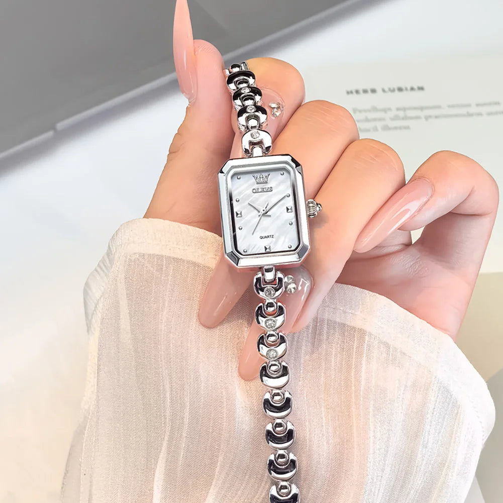 OLEVS Luxury Brand Original Quartz Women Watches - Olevs - Embellish Gold Jewelry & Diamond