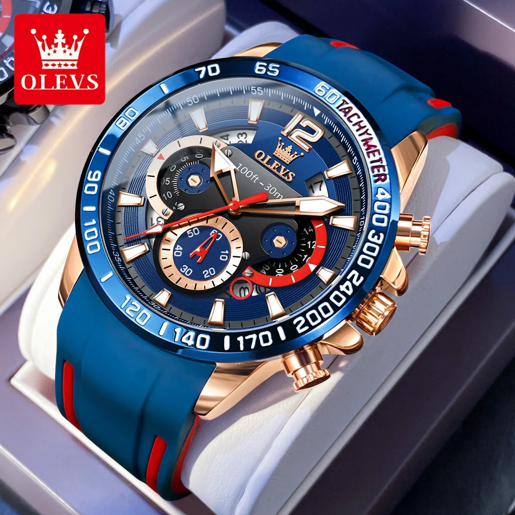 OLEVS casual fashion Men's Wristwatch - Olevs - Embellish Gold Jewelry & Diamond