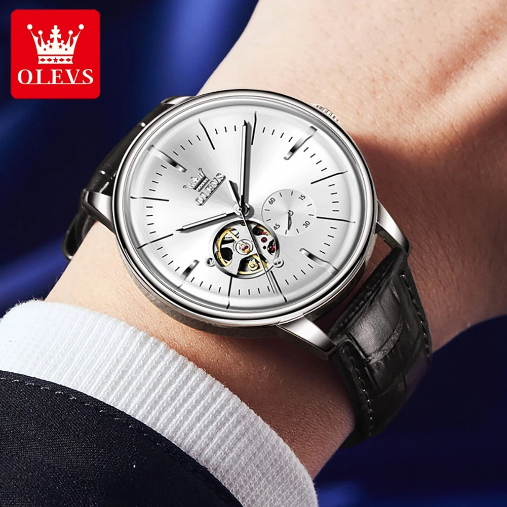 OLEVS Casual Fashion Men's Watches - Festive Collection - Embellish Gold Jewelry & Diamond