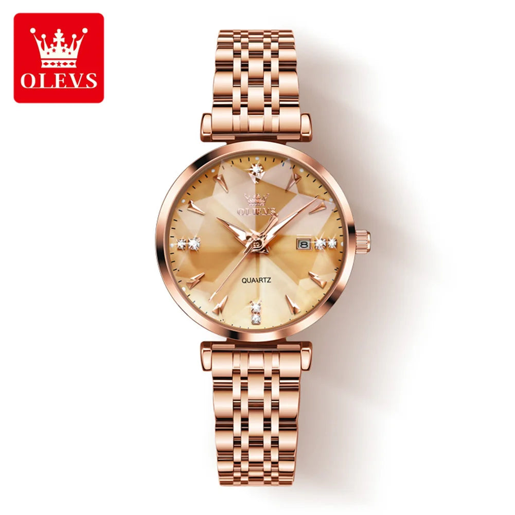 OLEVS brand watch fashion hot selling waterproof women's watch 5536 - Olevs - Embellish Gold Jewelry & Diamond