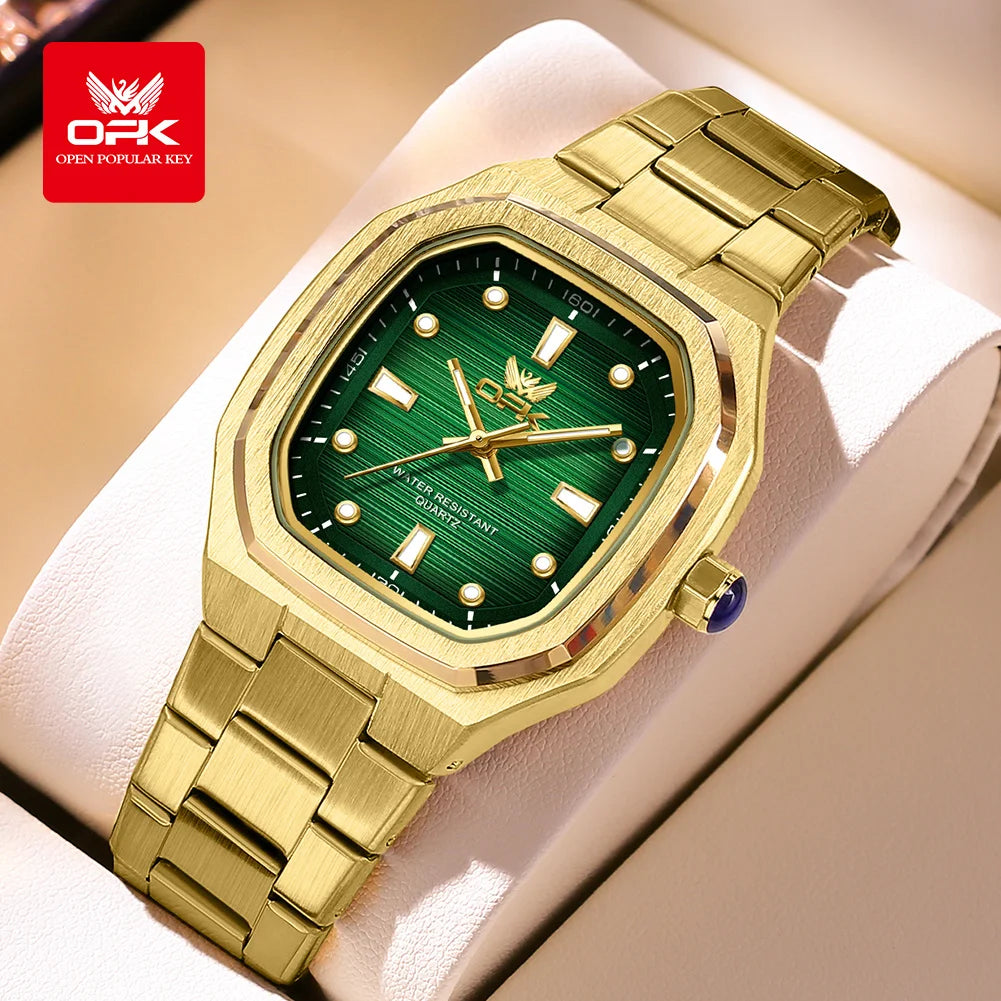 OPK 6044 Original Men Watches - Olevs - Embellish Gold Jewelry & Diamond