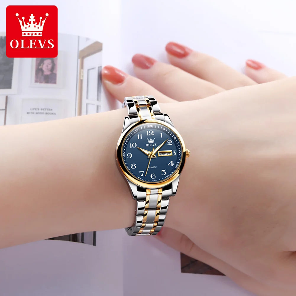 OLEVS Brand Ladies Watch - Olevs - Embellish Gold Jewelry & Diamond