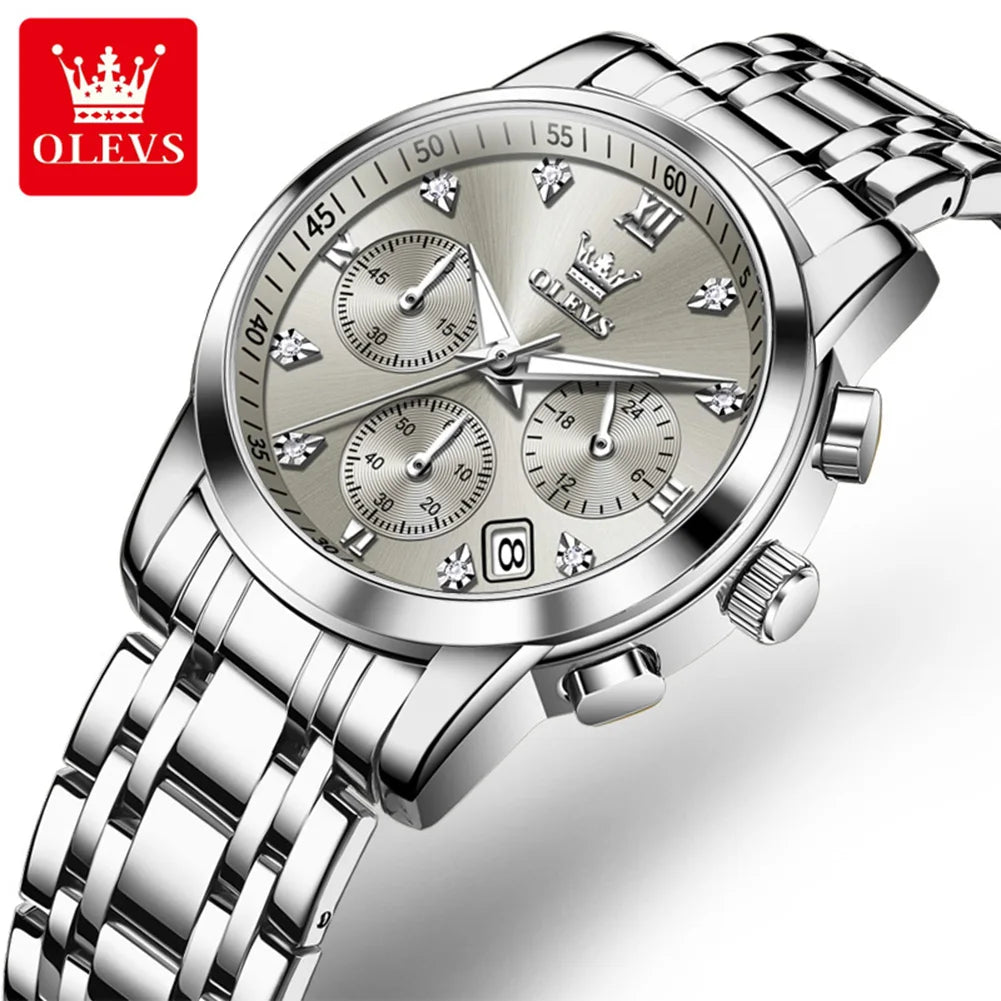OLEVS 2858 Original Quartz Watch for Ladies - Olevs - Embellish Gold Jewelry & Diamond