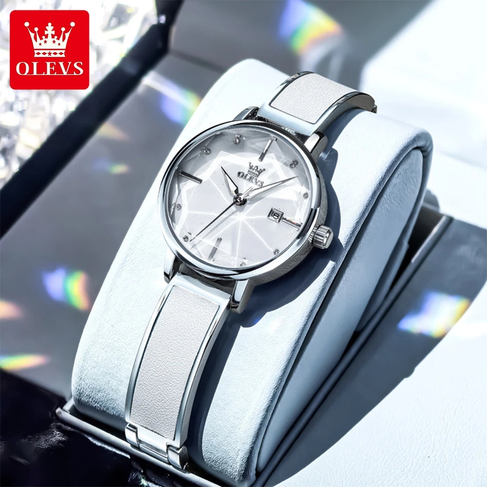 OLEVS 5656 Original Quartz Watches for Women - Olevs - Embellish Gold Jewelry & Diamond
