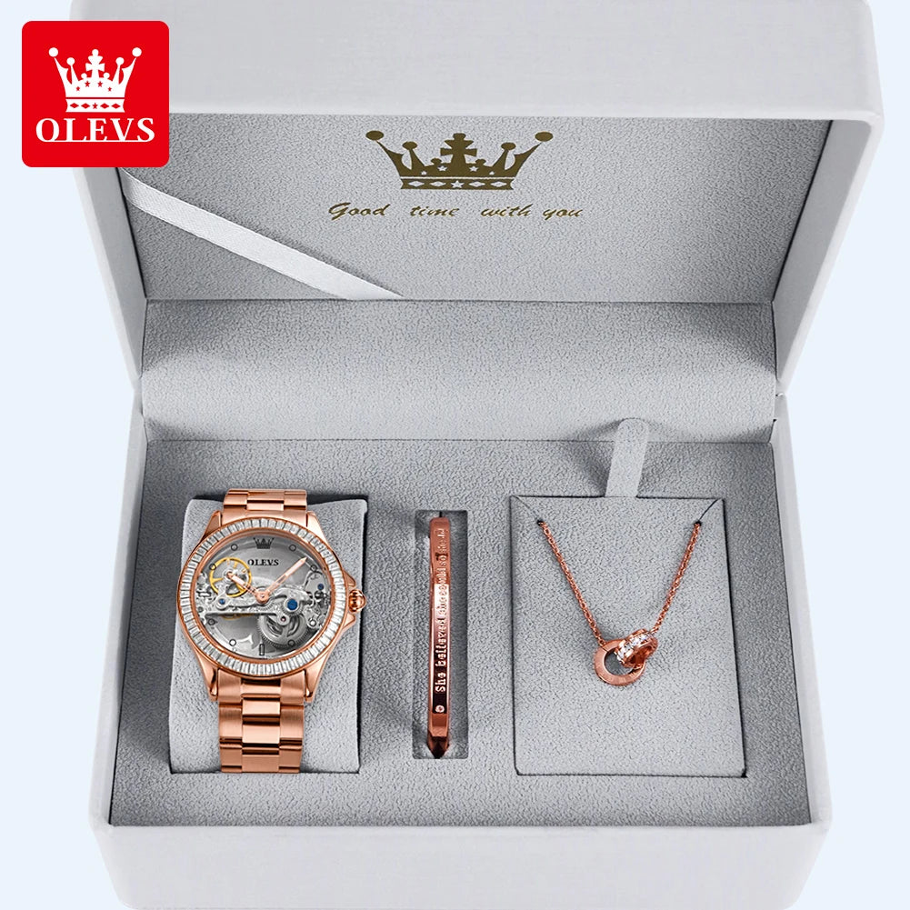 OLEVS 6699 Gold Watch for Women - Olevs - Embellish Gold Jewelry & Diamond