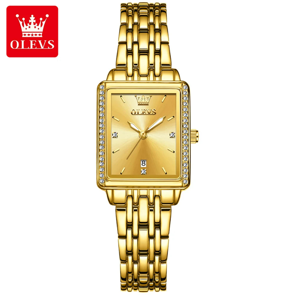 OLEVS 9995 Elegant Quartz Ladies Womens - Olevs - Embellish Gold Jewelry & Diamond
