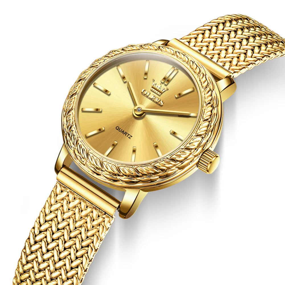 OLEVS New Women Bracelet Watch - Olevs - Embellish Gold Jewelry & Diamond