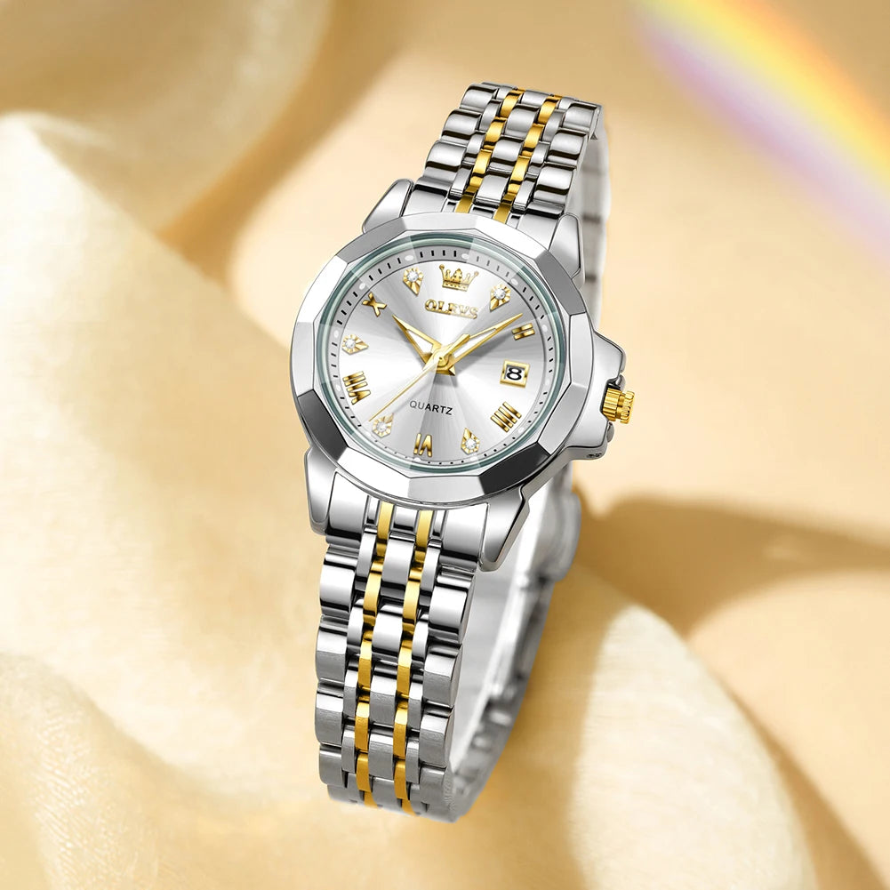OLEVS 9931X Womens Perfume Watch - Olevs - Embellish Gold Jewelry & Diamond