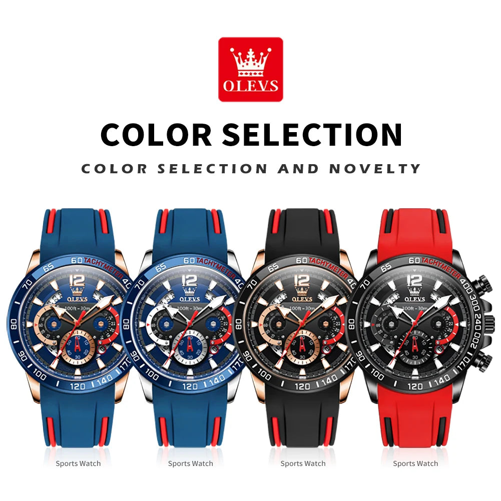 OLEVS casual fashion Men's Wristwatch - Olevs - Embellish Gold Jewelry & Diamond