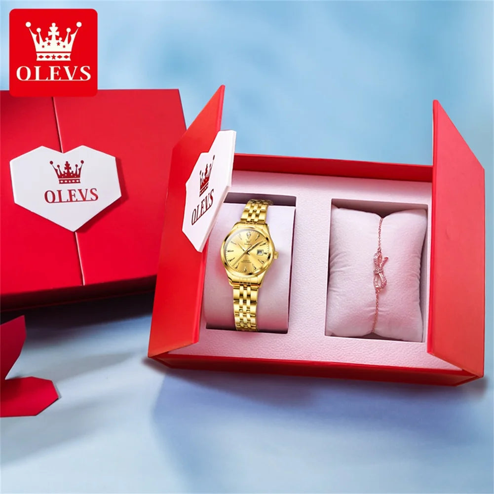 OLEVS 5598 Woman Watch - Olevs - Embellish Gold Jewelry & Diamond