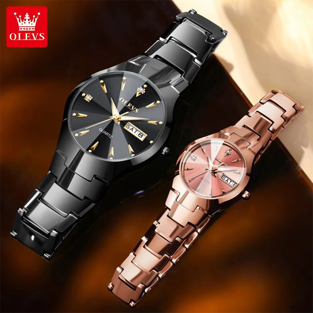 OLEVS 8697 Watches Man - Festive Collection - Embellish Gold Jewelry & Diamond