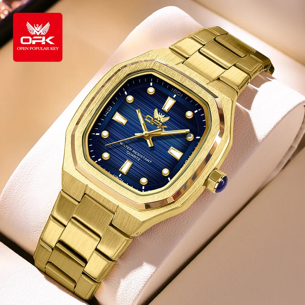 OPK 6044 Original Men Watches - Olevs - Embellish Gold Jewelry & Diamond