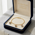 18k Gold 3 Cinnamon Bracelet - ad collection - Embellish Gold Jewelry & Diamond