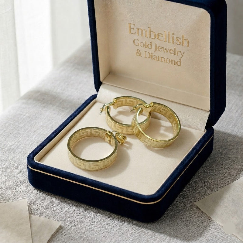 18k Gold VS Jewelry Set - مجموعة متميزة - Embellish Gold Jewelry & Diamond