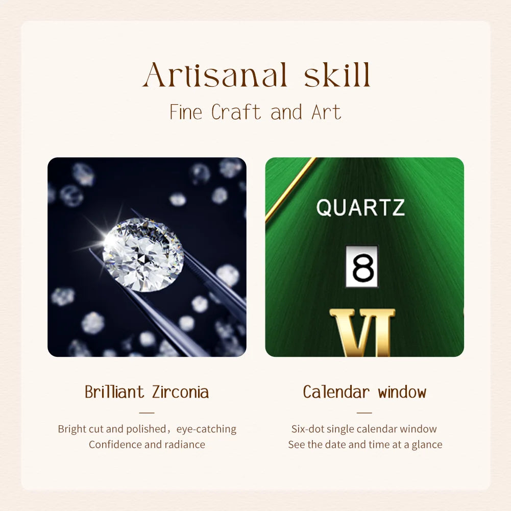 OLEVS 3699 Luxury Fashion Gold Stainless Steel Tonneau Quartz Ladies' Watches