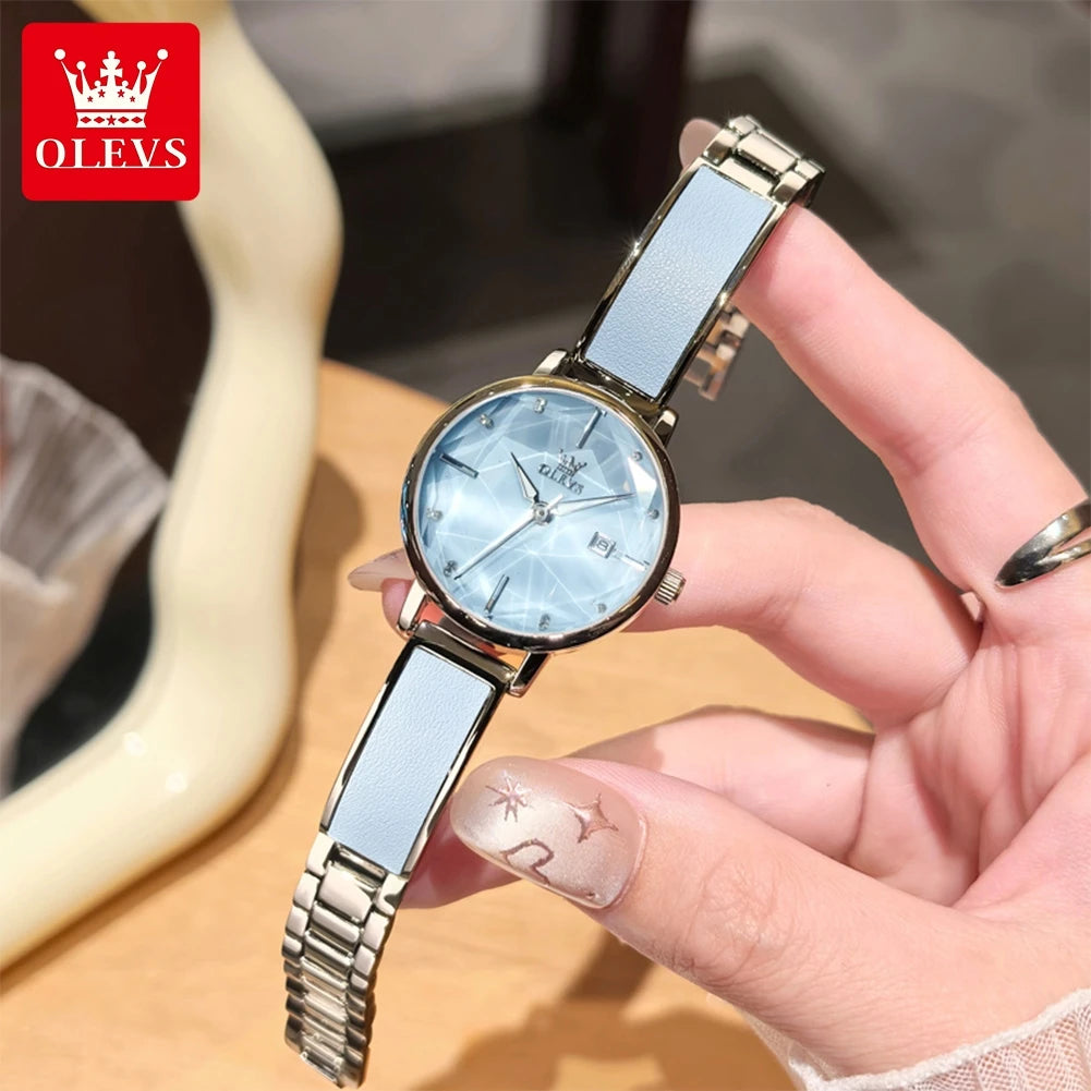 OLEVS 5656 Original Quartz Watches for Women - Olevs - Embellish Gold Jewelry & Diamond