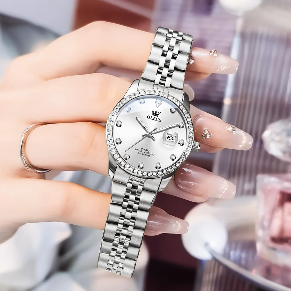 OLEVS Top Brand Women's Watches - Olevs - Embellish Gold Jewelry & Diamond