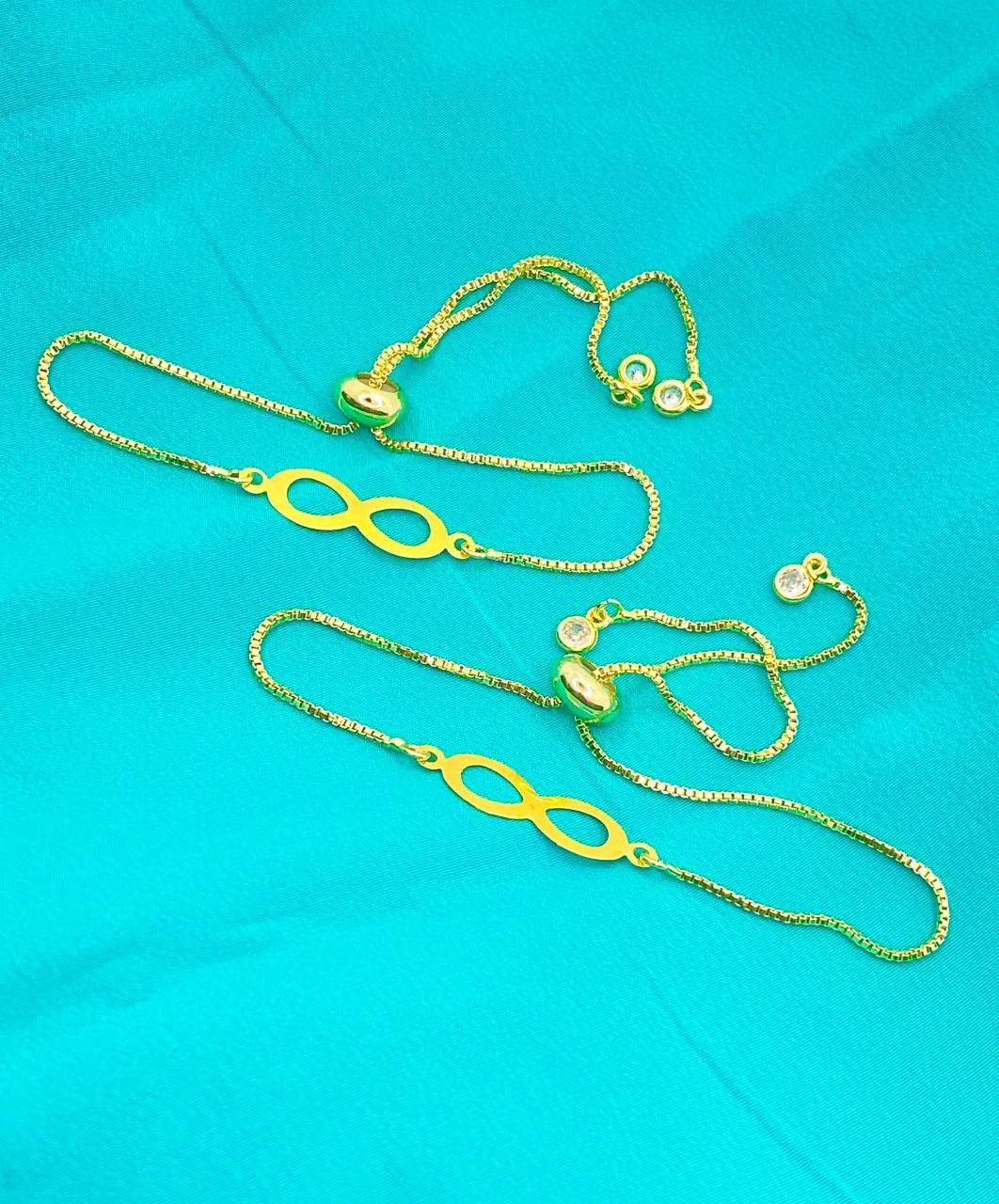 18K Real Gold Pendant With Thread Adjustable Chains Gold Plated - Embellish Gold