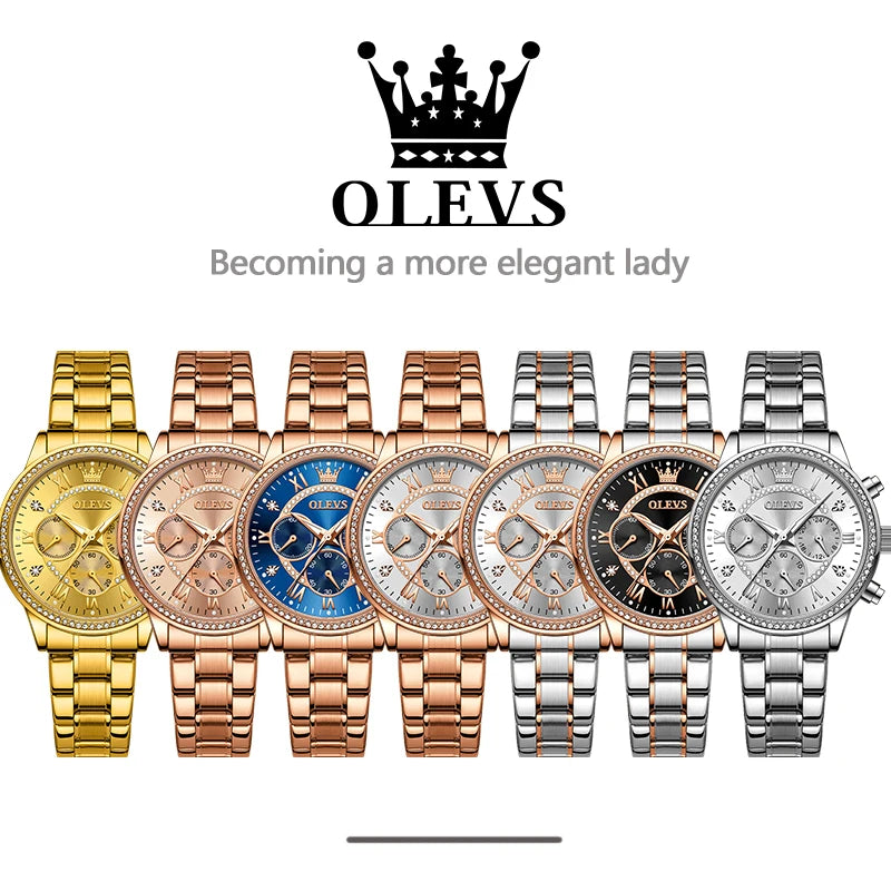 OLEVS Women's Watches - Olevs - Embellish Gold Jewelry & Diamond