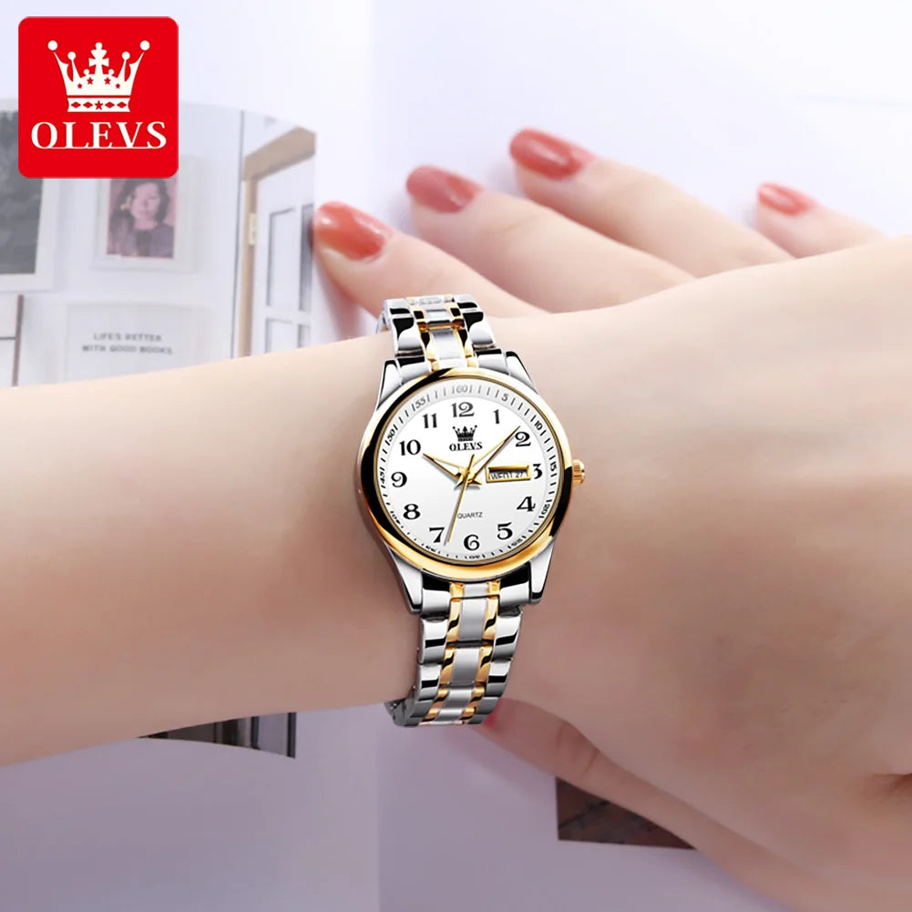OLEVS 5567 Women Watch - Olevs - Embellish Gold Jewelry & Diamond