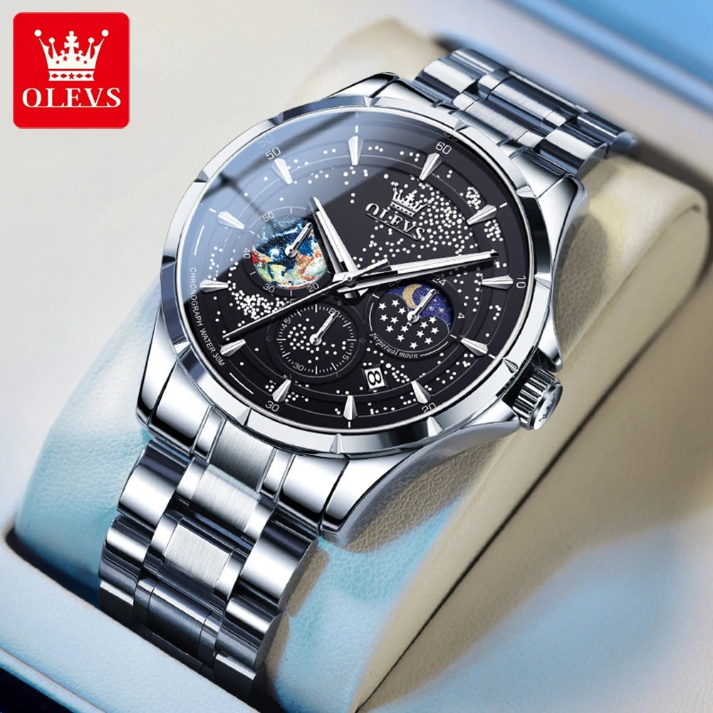 OELVS 5538 Steel Strap Men's Watch