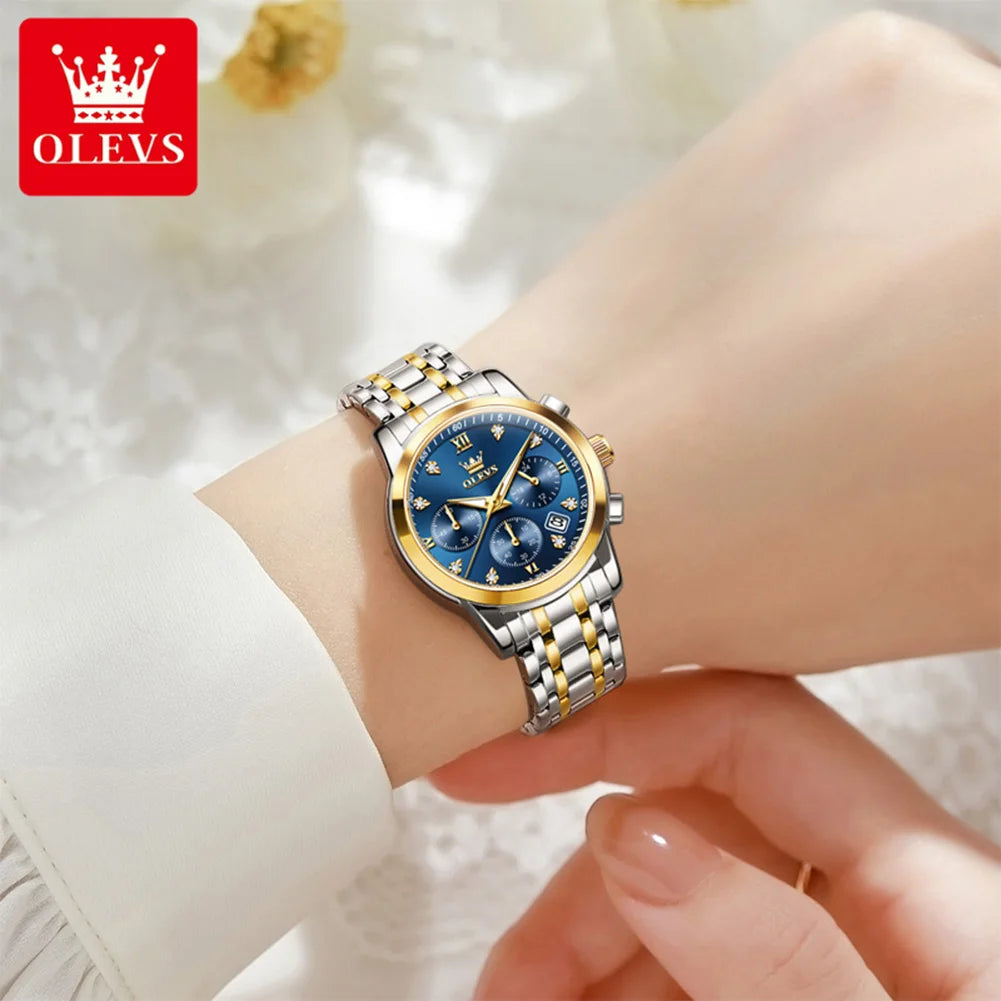 OLEVS Women Watch - Olevs - Embellish Gold Jewelry & Diamond