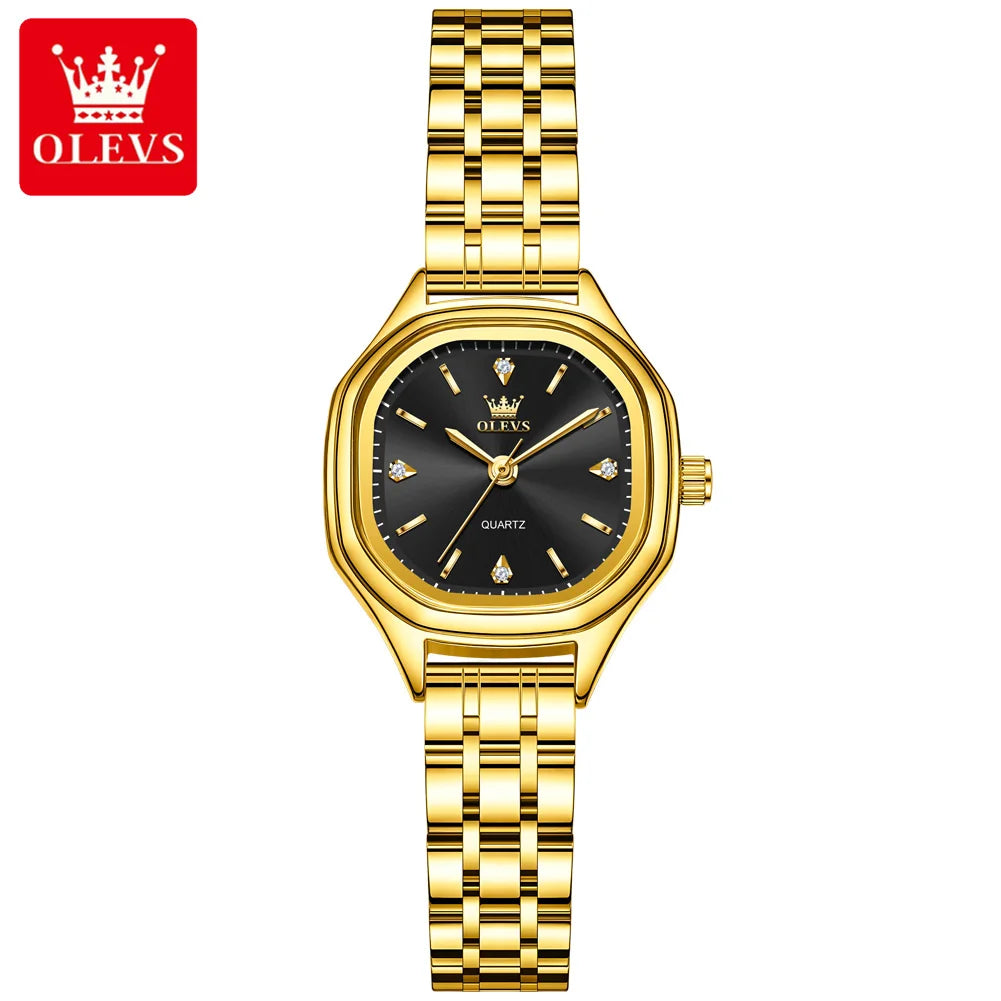 OLEVS 5888 Ladies Watches - Festive Collection - Embellish Gold Jewelry & Diamond